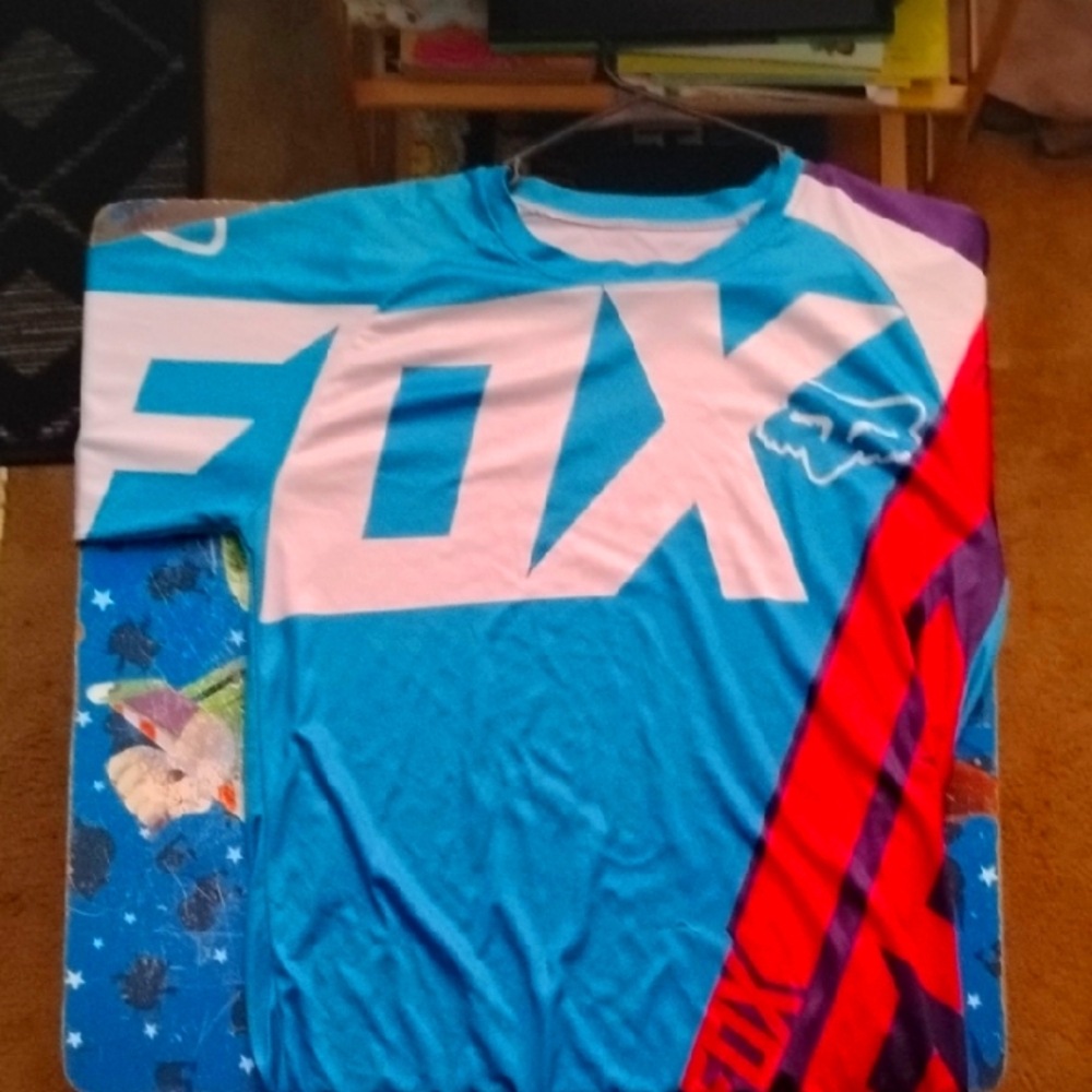 Fox Racing Jersey. Blue and Red